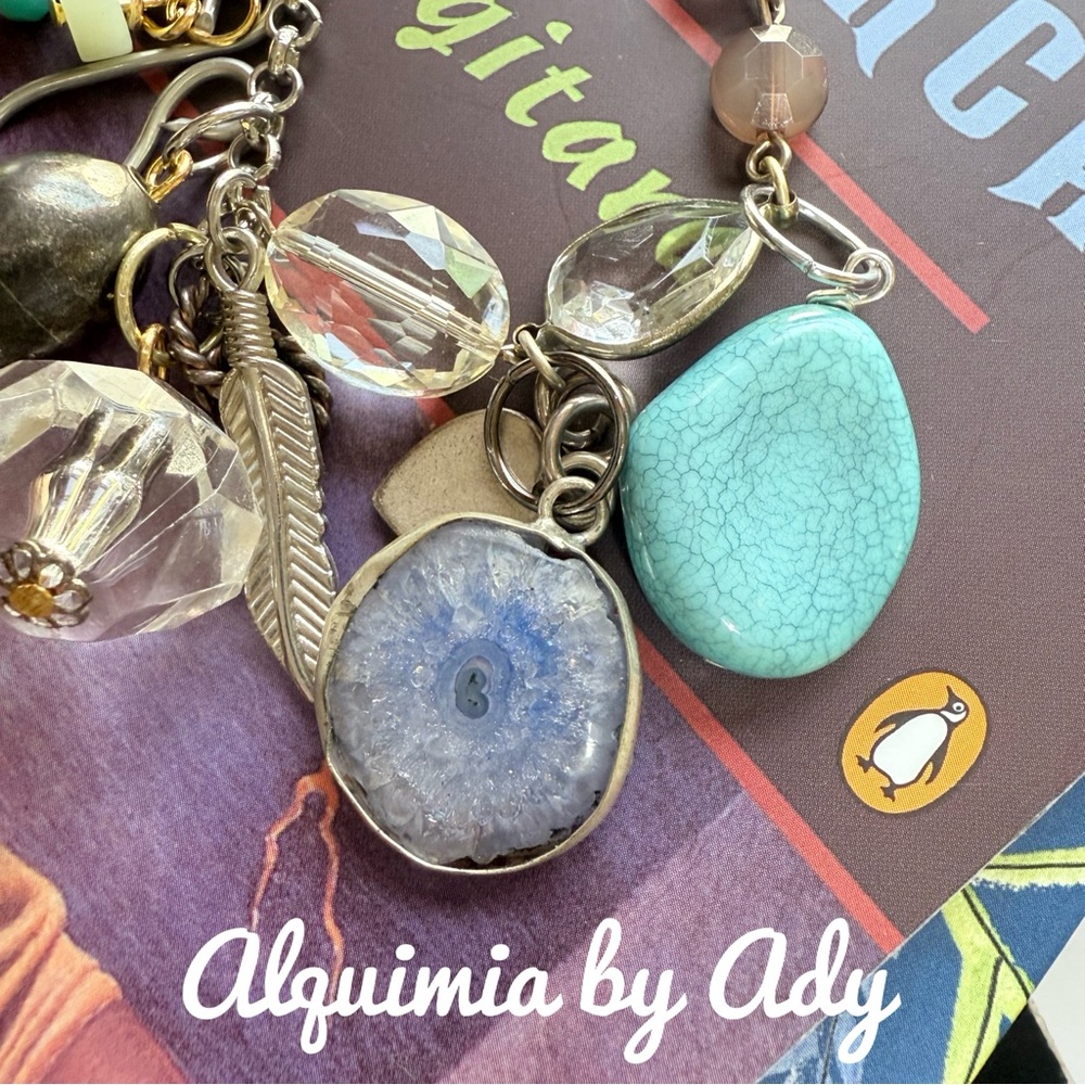 Colorful charms necklace - Picture 3 of 3